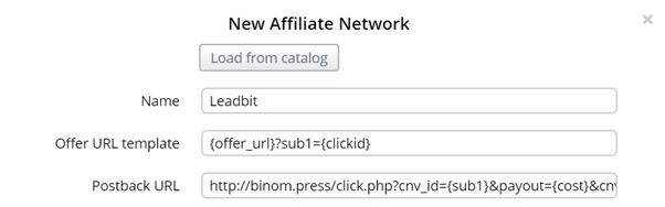 Choose an affiliate network-2