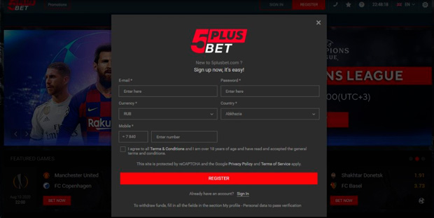 5 Plus Bet Casino affiliate program