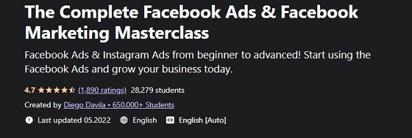 The Complete Facebook Ads & Facebook Marketing Masterclass