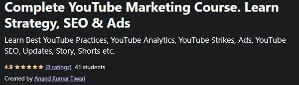 Complete YouTube Marketing Course