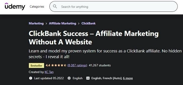 ClickBank course