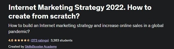 Курс по digital-маркетингу Internet Marketing Strategy 2022