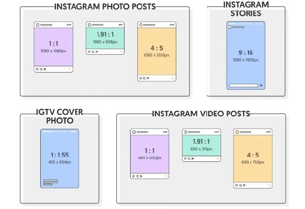 Banner sizes in Instagram