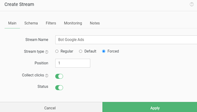 Selecting the flow type