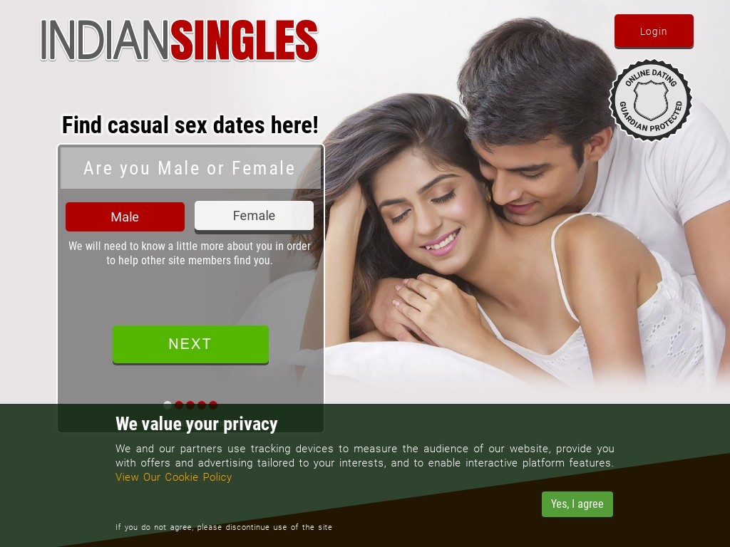 Лендинг indiansingles.in