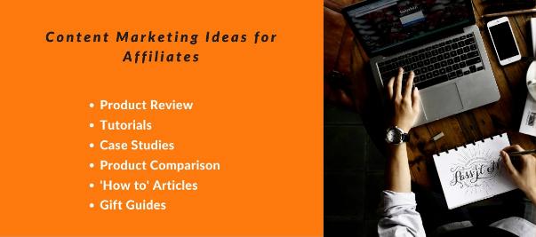 Affiliate marketing ideas