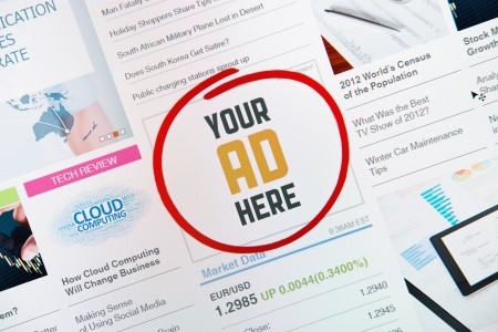 One of the ways to sell ad space is to place a banner on your page “Your ad here”