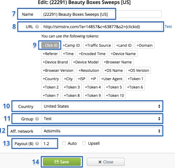 Offer adding form