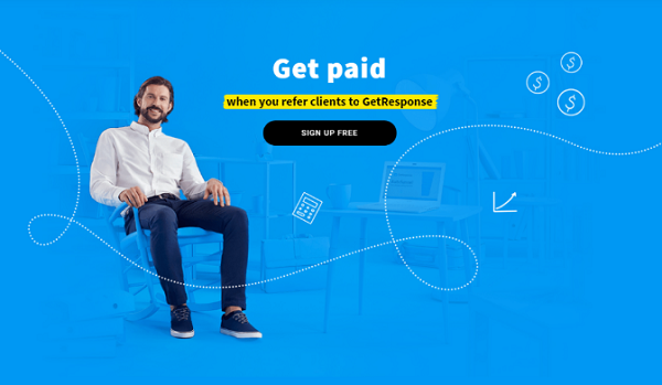 GetResponse landing page