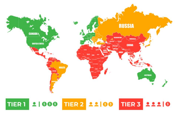 Tier 1 не всегда прибыльнее, несмотря на более платежеспособную аудиторию