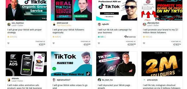 Рекламные услуги в TikTok