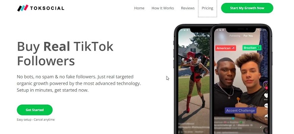 Toksocial – сервис по расткрутке TikTok