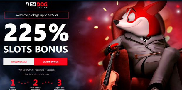Бонус в Red Dog Casino