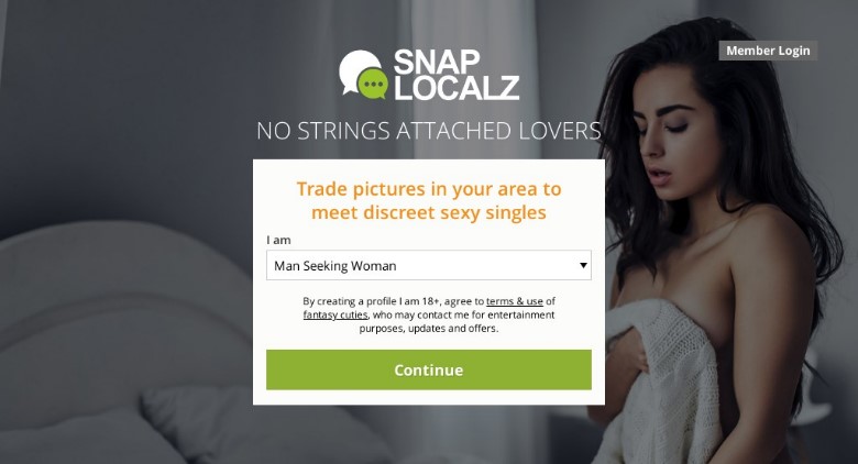 Landing page for snaplocalz