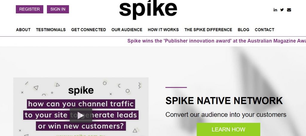 Spike official website