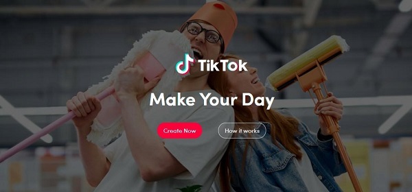 Главная страница TikTok для бизнеса
