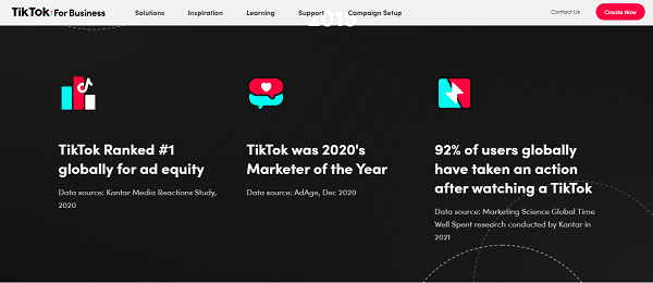 TikTok achievements