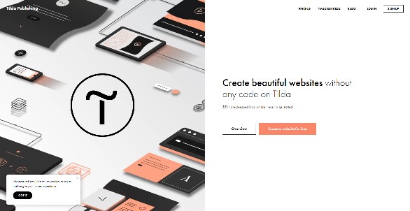 Tilda home page