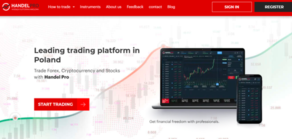 Handel Pro trading platform