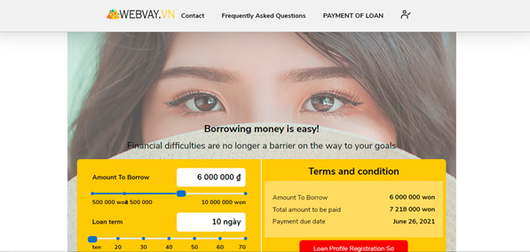Financial affiliate WEBVAY