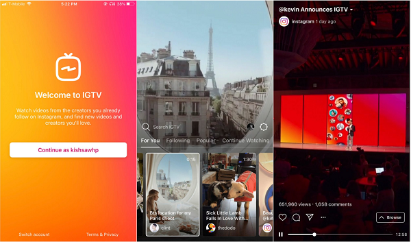 InstagramTV is a competitor to YouTube?